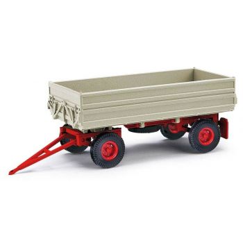 Busch - 1/87 Hw 80.11 Anhanger Grau/rot (10/22) *ba95041