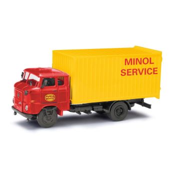 Busch - 1/87 IFA W50 L MK MINOL SERVICE 1985