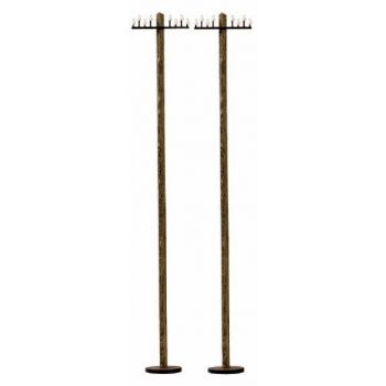 Busch - 1/45 3 Telegrafenmasten 0 (7/22) *bu010310