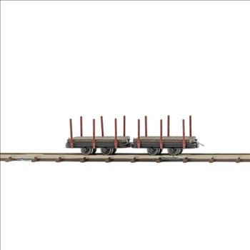 Busch - 1/87 2 EINZELRUNGENWAGEN H0