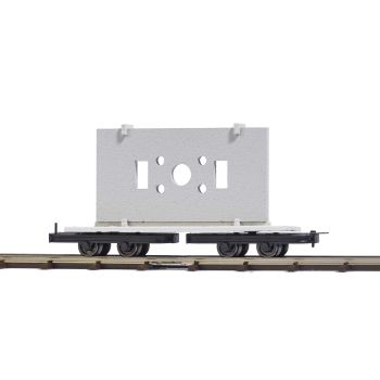 Busch - 1/87 DREHGESTELLWAGEN MIT BETONELEMENT