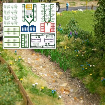 Busch - WALDBLUMEN NATUR PUR H0 (2/23) *