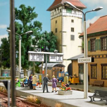Busch - 1/87 BAHNHOF AUSGESTALTUNG H0 (03/25) *