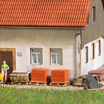 Busch - 1/87 PALETTEN »BAUSTELLE« H0