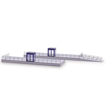 Busch - 1/87 BAHNSTEIG MIT RAMPE H0 (03/25) *