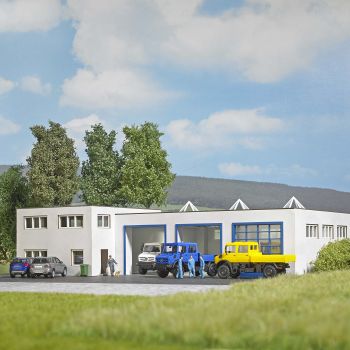 Busch - 1/87 FAHRZEUGHALLE H0