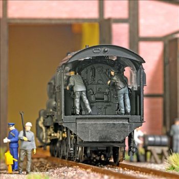 Busch - 1/87 LOKFUHRER en HEIZER H0
