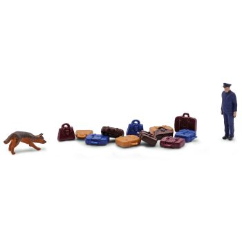 Busch - 1/87 A-SET:POLIZEI/SPURHUND H0 (03/25) *