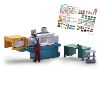 Busch - 1/87 A-SET:SPRITZGUSSMASCHINE H0 (03/25) *