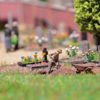 Busch - 1/87 A-SET: GRAB AUSHEBEN