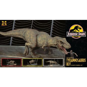 Character Goods - 1/35 JURASSIC PARK TYRANNOSAURUS REX X-PLUS SCALE MODEL