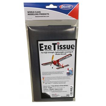 Deluxe Materials - EZE TISSUE BLACK 5 SHEETS/PACK BD80 (3/24) *