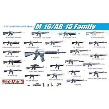 Dragon - 1/35 M-16/ar-15 Family (7/22) *dra3801