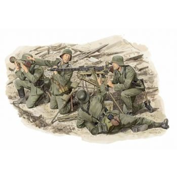 Dragon - 1/35 German Mg42 Heavy Machine Gun Team (8/22) * - Dra6064