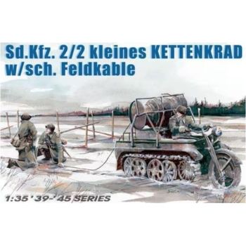 Dragon - 1/35 SD.KFZ.2/2 KLEINES KETTENKRAD W/SCH.FELDKABLE