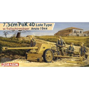 Dragon - 1/35 7.5CM PAK 40 LATE FALLSCHIRMJAGER ANZIO 1944