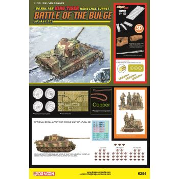 Dragon - 1/35 KING TIGER HENSCHEL TURRET BATTLE BULGE (11/24) *