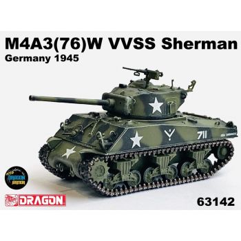 Dragon - 1/72 M4a3(76)w Vvss Sherman Germany 1945 (8/22) * - Dra63142