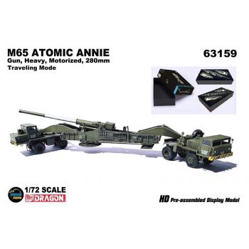 Dragon - 1/72 M65 Atomic Annie Gun Heavy Motorized 280mm Tm (9/22) * - Dra63159