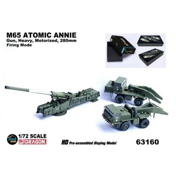 Dragon - 1/72 M65 Atomic Annie Gun Heavy Motorized 280mm Fm (9/22) * - Dra63160