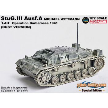 Dragon - 1/72 STUG III AUSF.A FRANCE 1940 DUST VERSTION DIECAST (01/2