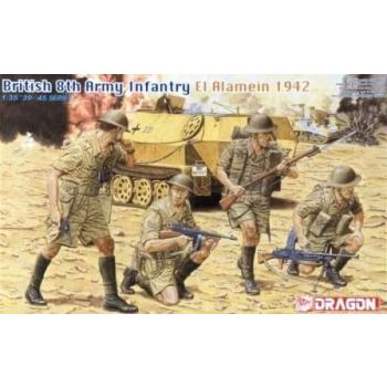Dragon - 1/35 British 8th Army Infantry El Alamein 1942 (5/22) *dra6390