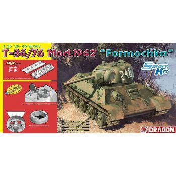 Dragon - 1/35 T-34/76 Mod. 1942 Formochka (1/22) *dra6401