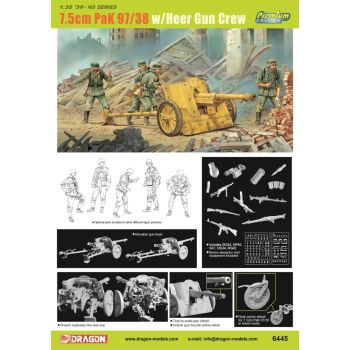Dragon - 1/35 7.5CM PAK 97/38 W/HEER GUN CREW