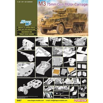 Dragon - 1/35 M3 75MM GUN MOTOR CARRIAGE