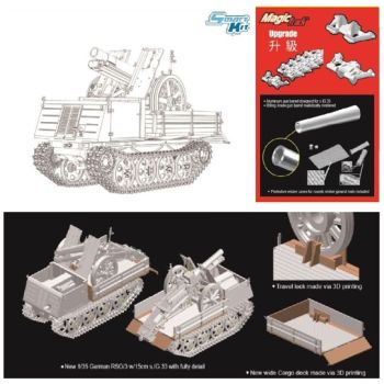Dragon - 1/35 RSO/3 W/15CM S.IG.33