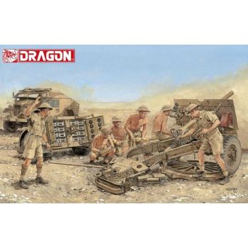 Dragon - 1/35 British 25-pdr. Field Gun Mk.ii Limber En Crew (5/22) *dra6675