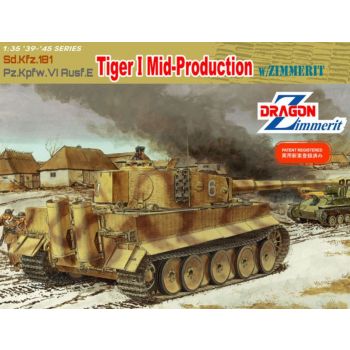 Dragon - 1/35 TIGER I MID.PRODUCTION W/ZIMMERIT (10/23) *