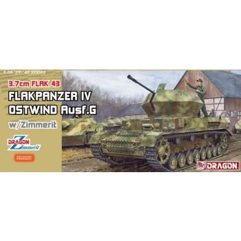 Dragon - 1/35 Flakpanzer Iv Ostwind Ausf.g W/zimmerit (4/22) *dra6746