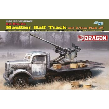 Dragon - 1/35 SD.KFZ.3A MAULTIER HALF TRACK M. 3.7CM FLAK 37