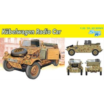 Dragon - 1/35 KUBELWAGEN RADIO CAR W/GERM SIGN TR (03/25) *
