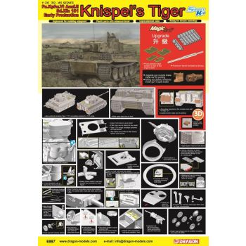 Dragon - 1/35 KNISPEL'S TIGER PZ.KPFW.VI AUSF.E TIGER I