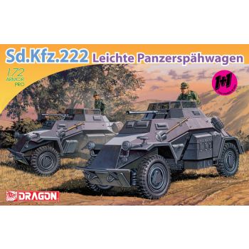 Dragon - 1/72 SD.KFZ.222 LEICHTE PANZERSPAHWAGEN (1/24) *