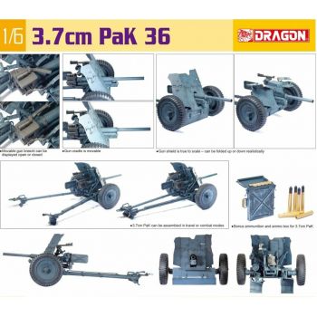 Dragon - 1/6 3.7CM PAK 36 (3/23) *