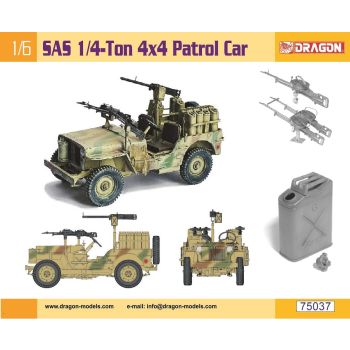 Dragon - 1/6 SAS 1/4 TON 4x4 PATROL CAR
