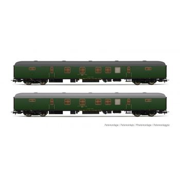 Electrotren - Renfe 2-set Dgdc-3000 Postal Van Olive Green Iv (9/22) *ele-he4013