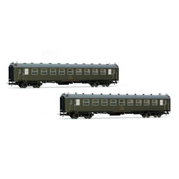 Electrotren - 1/87 RENFE 2-UNIT SET 5000 COACHES, BB4 2ND CLASS (05/25)*