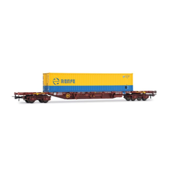 Electrotren - 1/87 RENFE 4-AXLE CONTAINER WAGON MMC3 (10/25)*