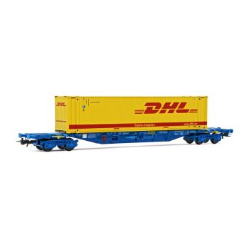 Electrotren - Renfe 4-axle Cw Mmc3 With 45' Container Dhl (9/22) * - Ele-he6069