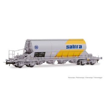 Electrotren - 1/87 RENFE TAOOS HOPPER SALTRA GRIJS-GEEL EP. IV