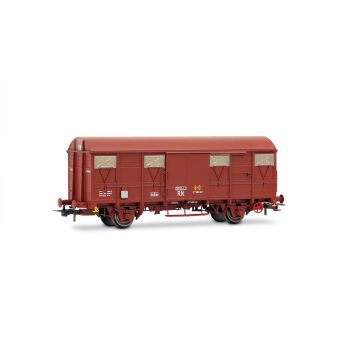 Electrotren - 1/87 RENFE J2 WAGEN ROODBRUIN MET SLUITLICHTEN EP. III-IV