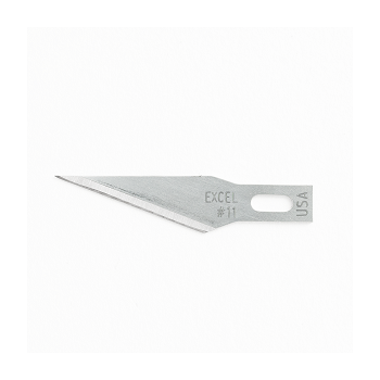 Excel Blades - #11 DOUBLE HONED BLADE - 100 PCS. CARDED 5 EXTRA BLADES