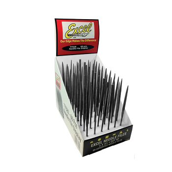 Excel Blades - NEEDLE FILE DISPLAY 60 PCS.