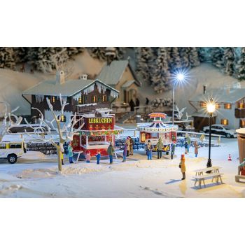 Faller - 1/87 2 KERSTMARKTKRAAMPJES