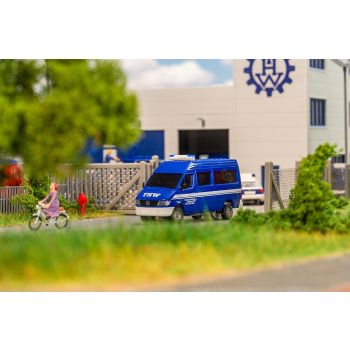 Faller - 1/87 MB SPRINTER ""THW"" MET BLAUW LICHT (HERPA) (05/25)*