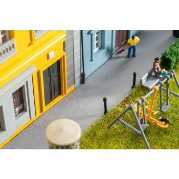 Faller - 1/87 PREMIUM ASFALTWEGDEKFOLIE, FIJN (05/25)*